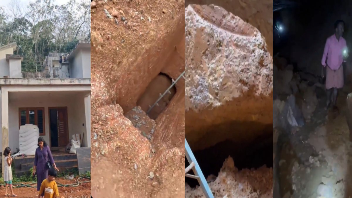 Massive Tunnel Discovered Beneath House in Kasaragod During Septic Tank Work, Residents Left Terrified