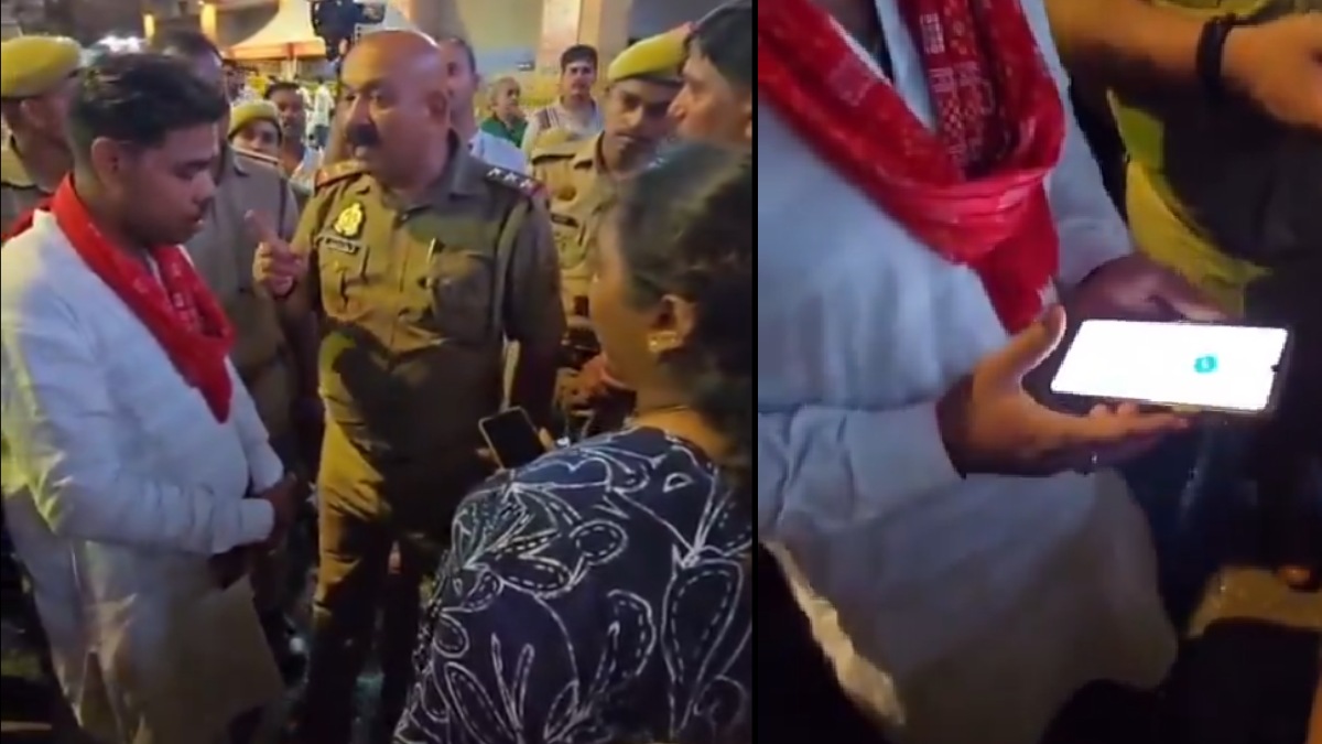 Fake Priest at Kashi Vishwanath Charged ₹4,000 for Free Darshan, Police Recover Money | Photo Credit: https://x.com/gharkekalesh