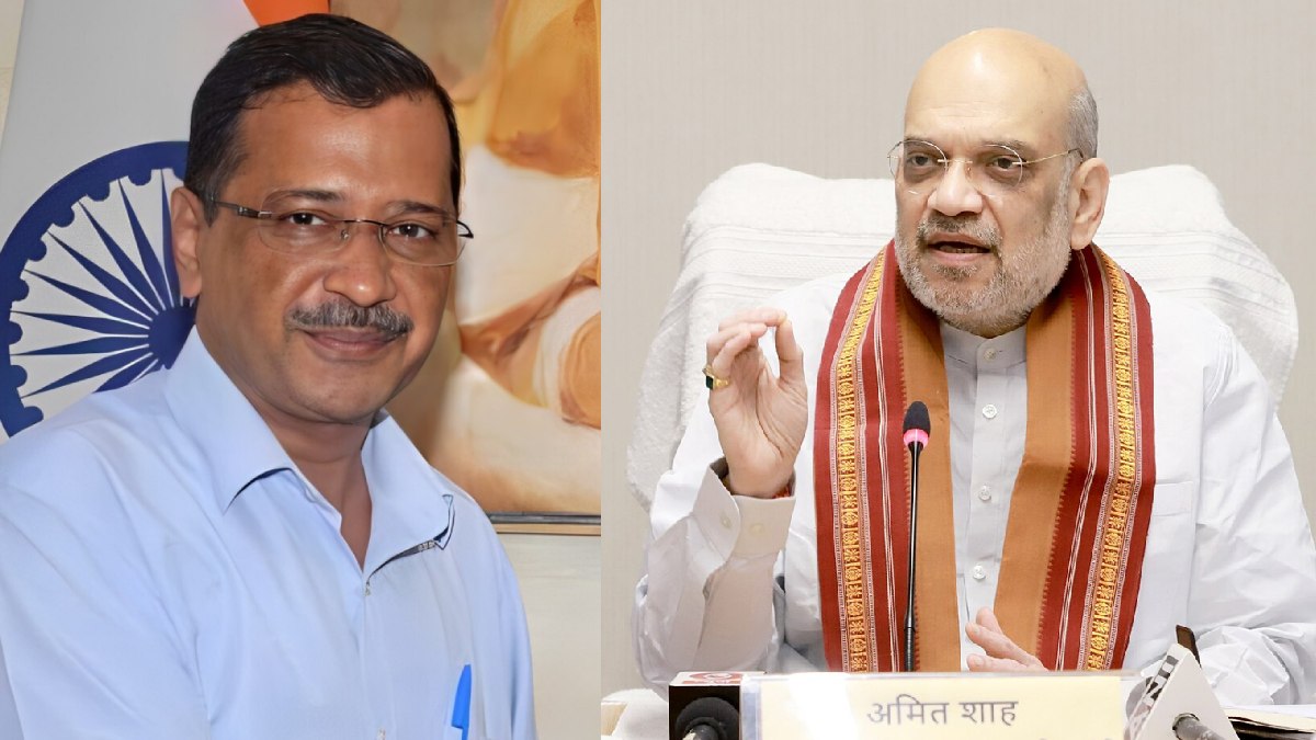 Kejriwal Alleges Amit Shah Ordered Satyendar Jain’s Arrest; BJP Hits Back Over Delhi Jal Board Case