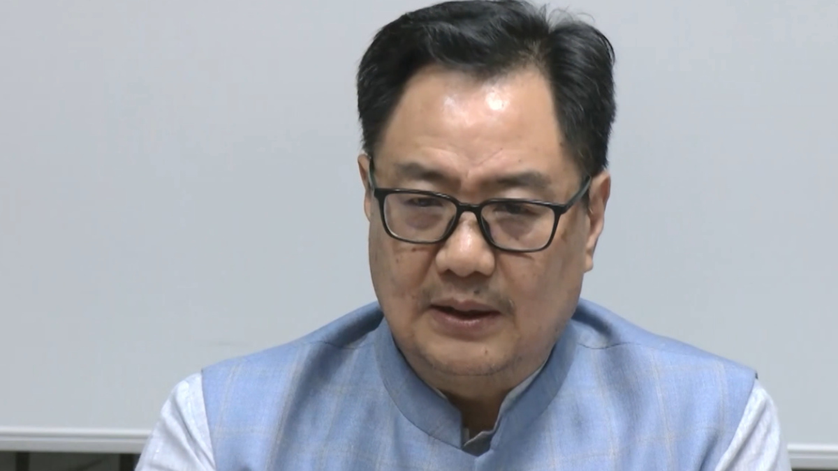 Kiren Rijiju Rejects Claims of 60-km Chinese Incursion in Arunachal Pradesh, Says Border Is Not Fully Demarcated