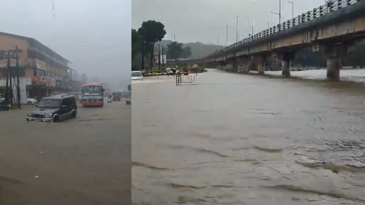 Heavy Rain Batters Kodagu Again; Triveni Sangama Submerged as Flood Situation Worsens