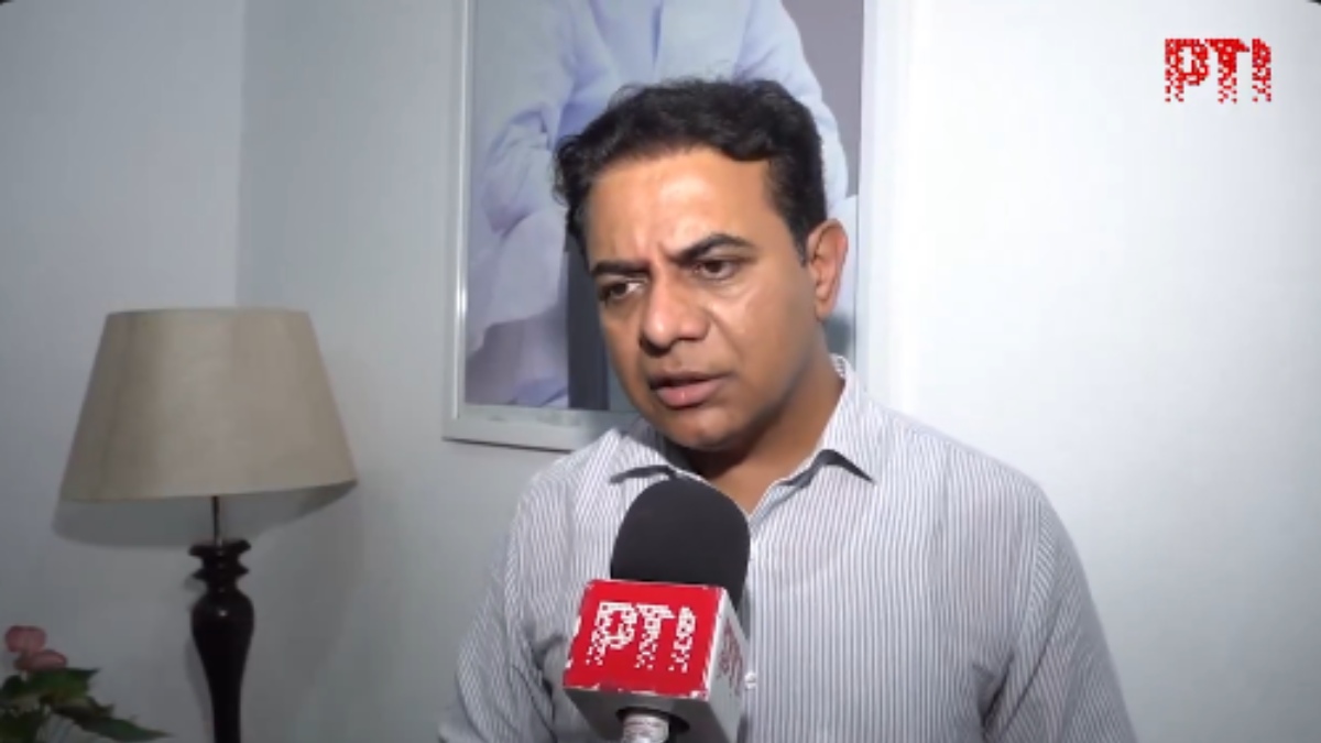KTR Writes to Rahul Gandhi Over Telangana Job Promises, Criticises CM’s Remarks on Engineering Graduates | Photo Credit: https://x.com/PTI_News