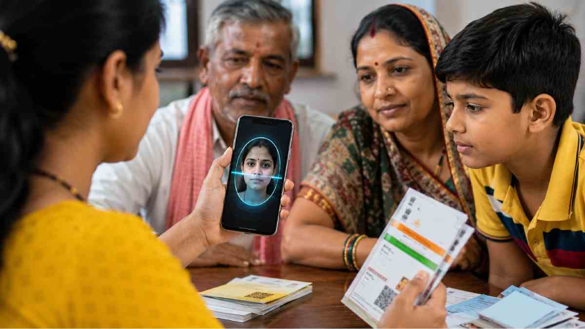 ಪಡಿತರ ಕಾರ್ಡ್ e-KYC ಈಗ ಮನೆಯಲ್ಲೇ | Photo Credit: AI