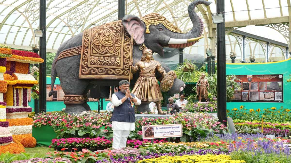 Lalbagh Flower Show 2026: DK Shivakumar Inaugurated ‘Shri Ganga Empire Grandeur’ Celebrating Karnataka’s Historic Ganga Dynasty