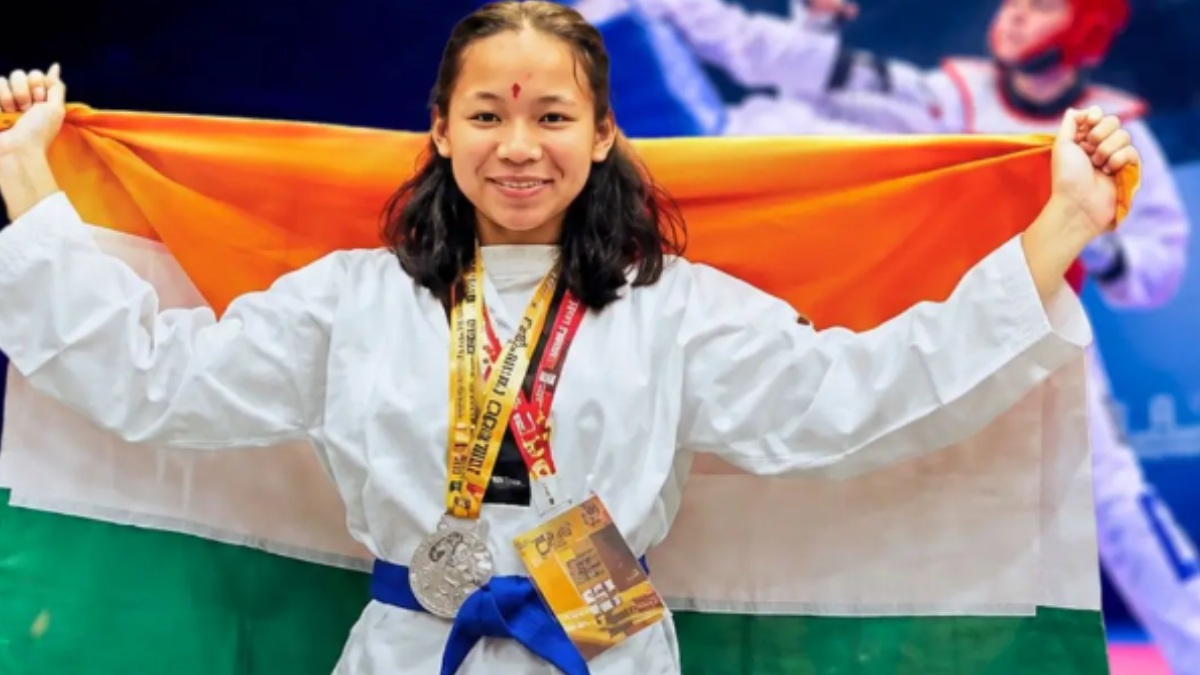 Lenisha Narzary Wins Gold at Heroes Taekwondo Championship | Photo Credit: x.com/headline8assam