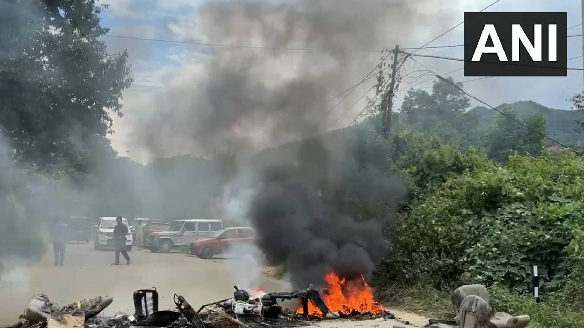 Fresh Violence in Manipur’s Senapati: House Torched, CRPF Personnel Injured in Taphou