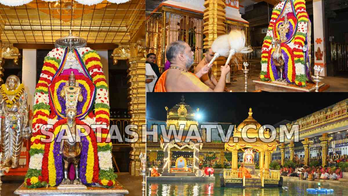 Mantralayam Day 2: Prahlada Rajaru Honoured With Hamsa Vahanotsava and Grand Idol Decoration