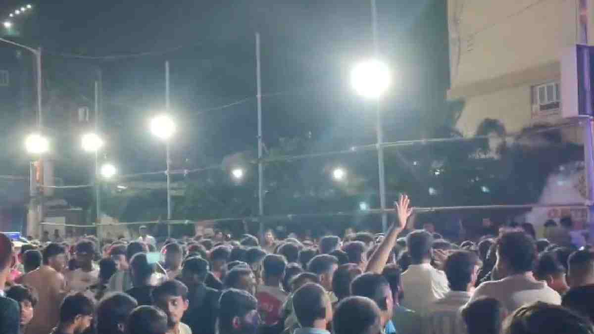 Mazgaon Ganpati procession | Photo Credit: https://x.com/SanatanPrabhat