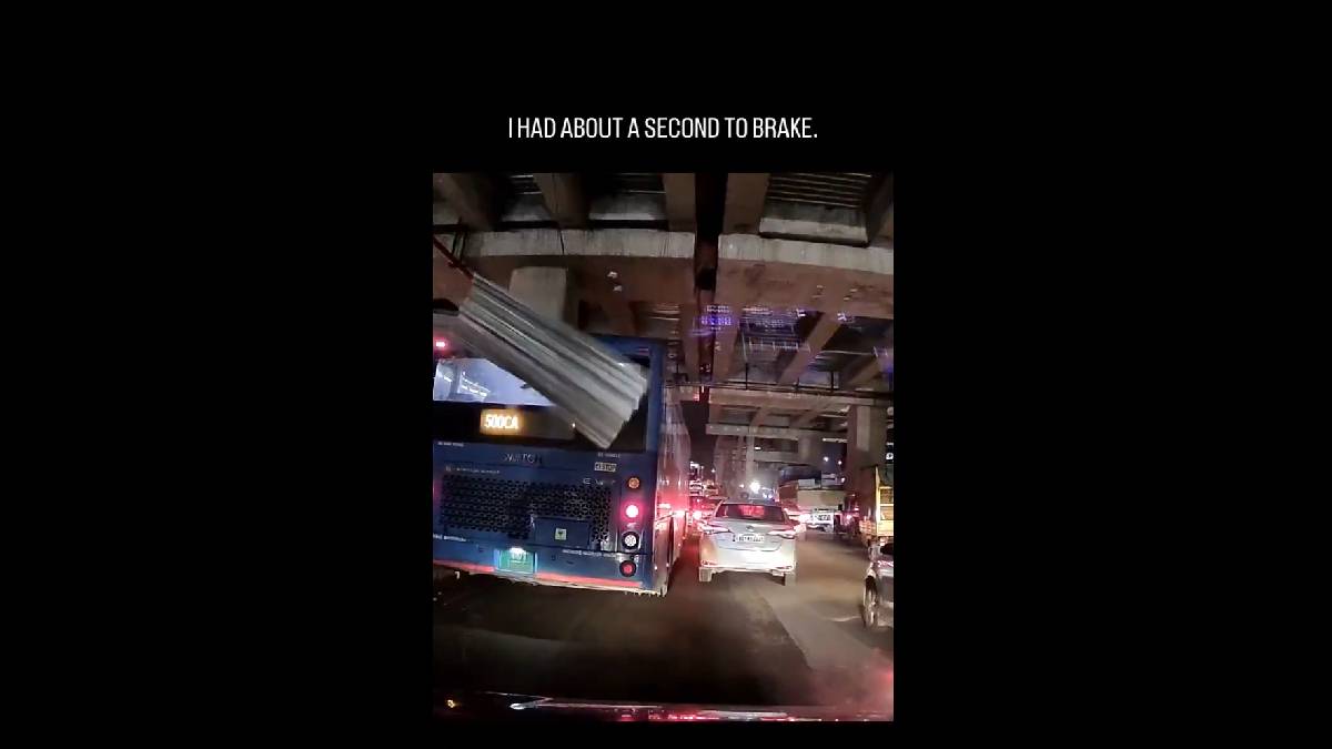 Sheet Falls From Kadubeesanahalli Metro Bridge in Seconds, Raising Serious Safety Concerns in Bengaluru