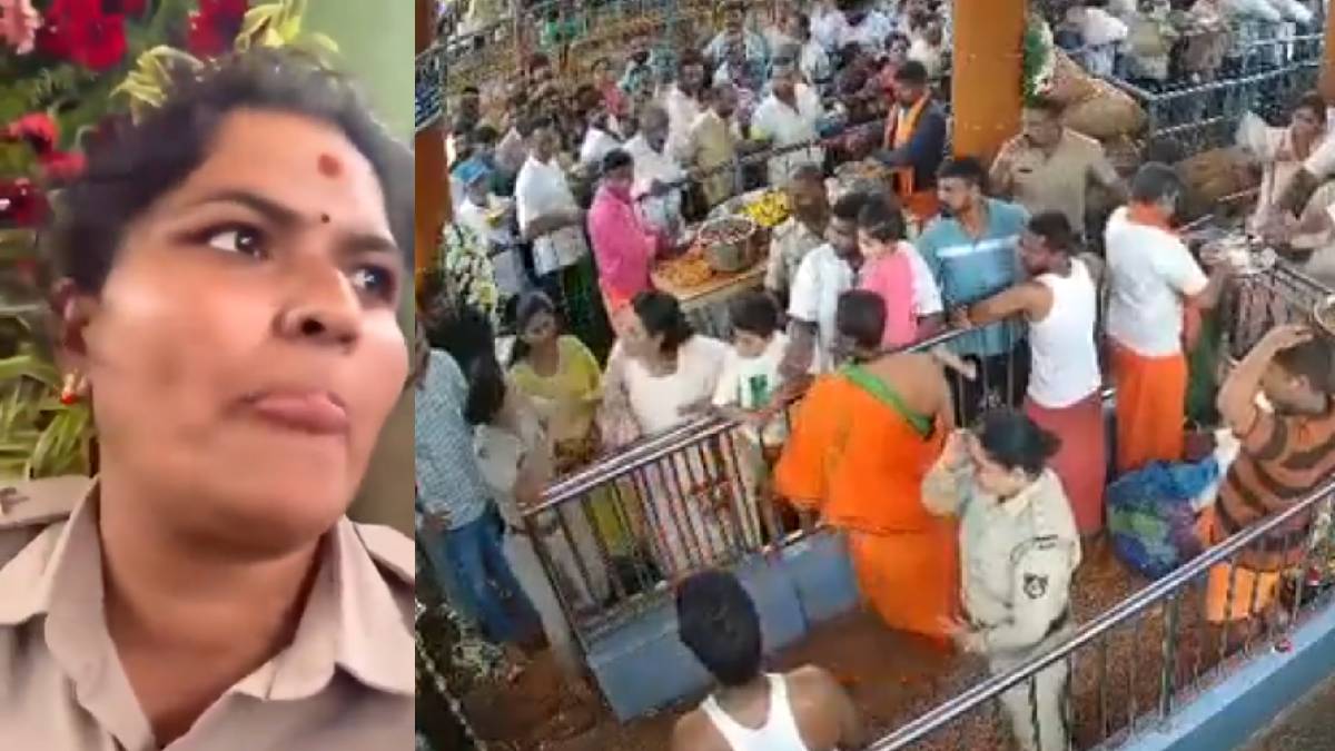 New Videos Surface From Mandya Temple Clash Between Woman PSI and MLA’s Daughter