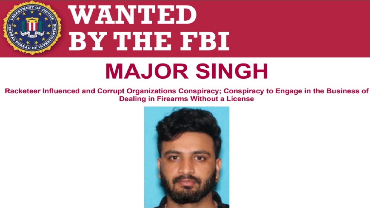 FBI Most Wanted: Major Singh of Jaggu Bhagwanpuria Gang Faces RICO, Arms Conspiracy Charges in US