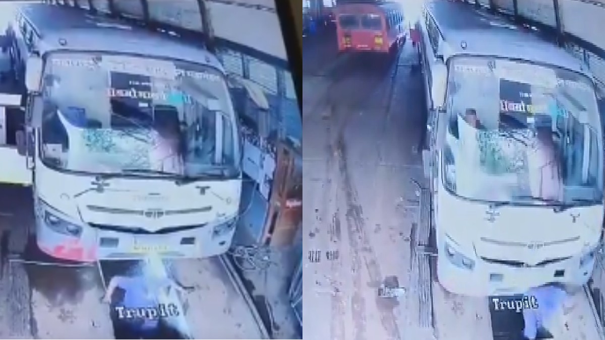 Kolhapur MSRTC Workshop Accident: 55-Year-Old Sweeper Dies After Bus Runs Over Him