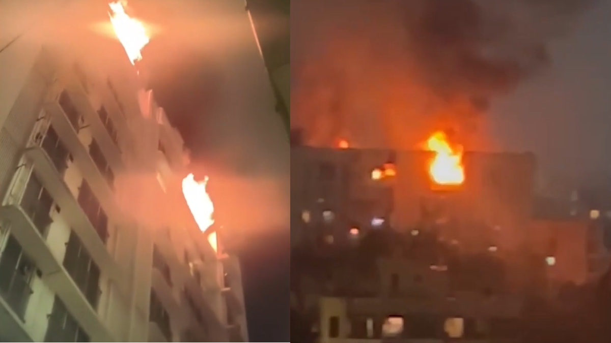 2 Dead, 6 Injured After Fire Breaks Out In Residential Building In Mumbai