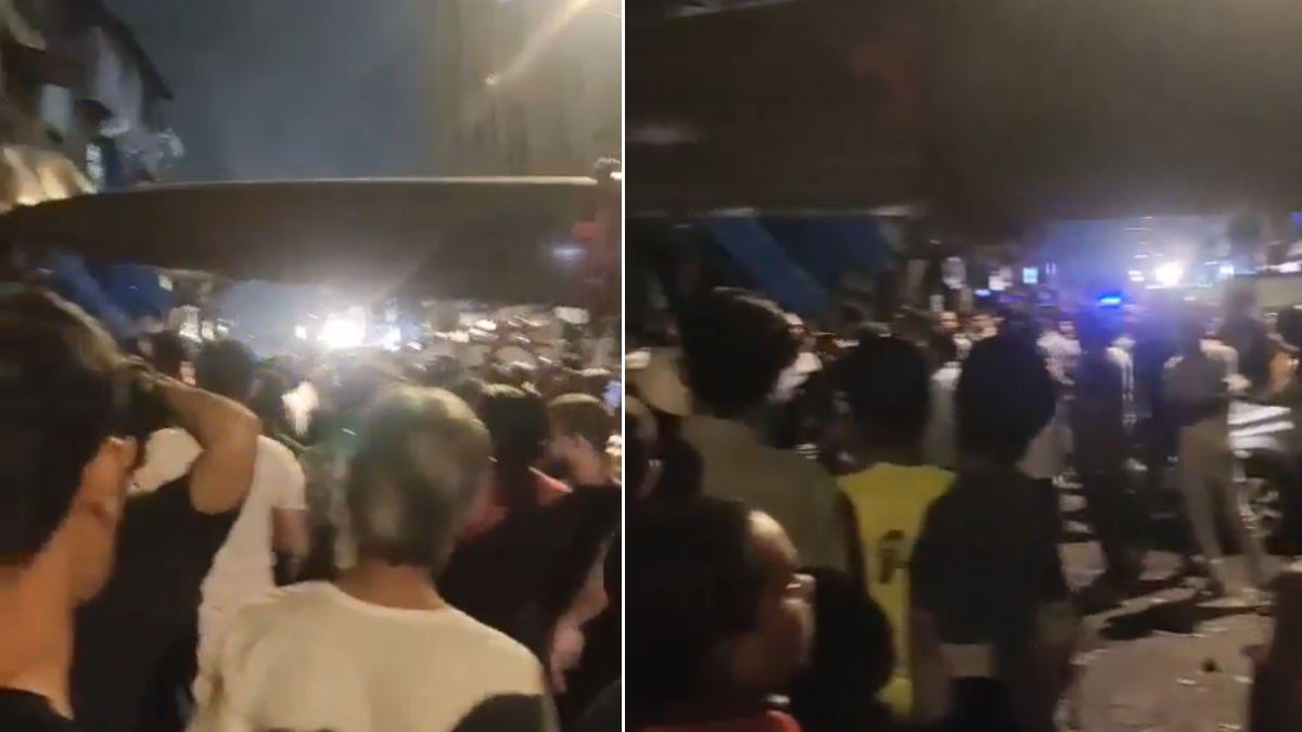 Mumbai Crane Accident: Crane Topples Onto Homes and Railway Wires in Kurla