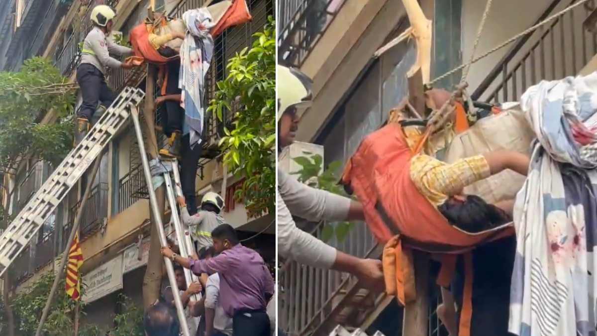 Mumbai Woman Survives 10th-Floor Fall After Landing On Tree, Rescued By Fire Team