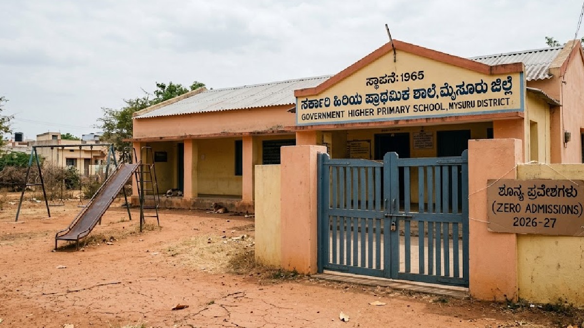 ಒಬ್ಬ ವಿದ್ಯಾರ್ಥಿಯೂ ದಾಖಲಾಗಿಲ್ಲ - ಮೈಸೂರಿನ 35 ಸರ್ಕಾರಿ ಪ್ರಾಥಮಿಕ ಶಾಲೆಗಳು ಮುಚ್ಚುವ ಭೀತಿ!!