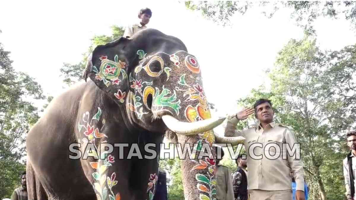 Abhimanyu Elephant Gets Grand Farewell After Dasara Retirement