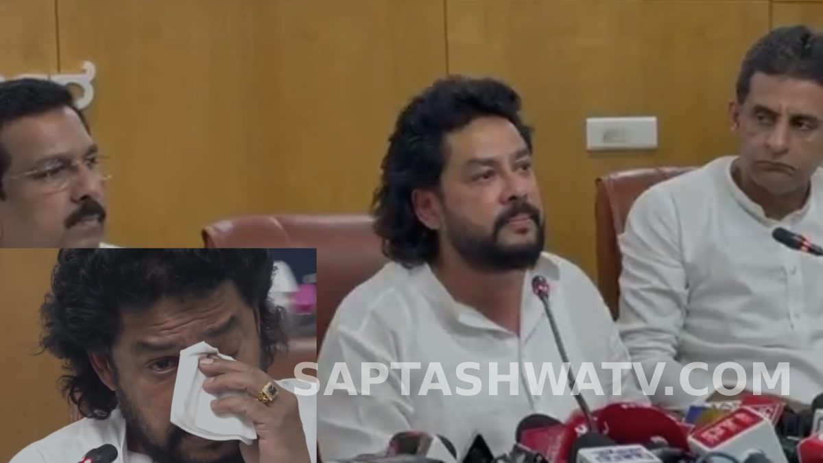 ಕಣ್ಣೀರಿಡುತ್ತಲೇ ಸಚಿವ ಸ್ಥಾನಕ್ಕೆ ರಾಜೀನಾಮೆ ಘೋಷಿಸಿದ ನಾಗೇಂದ್ರ!!