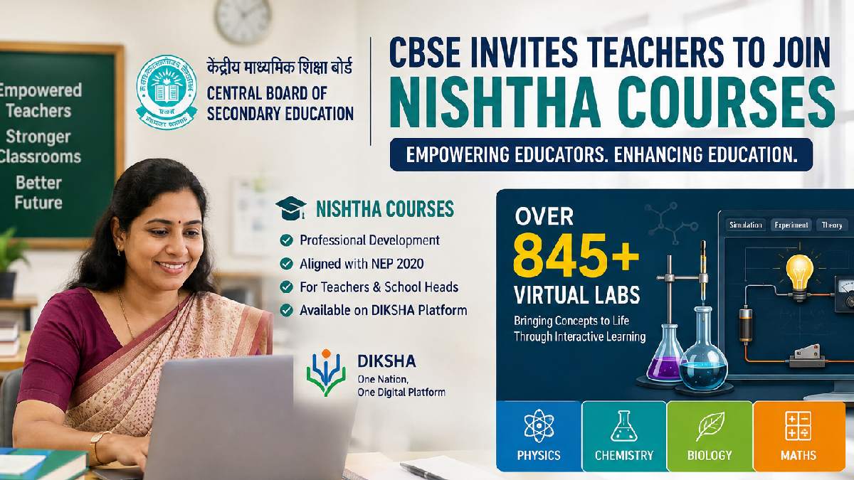 CBSE NISHTHA courses | Photo Credit: Ai Generated