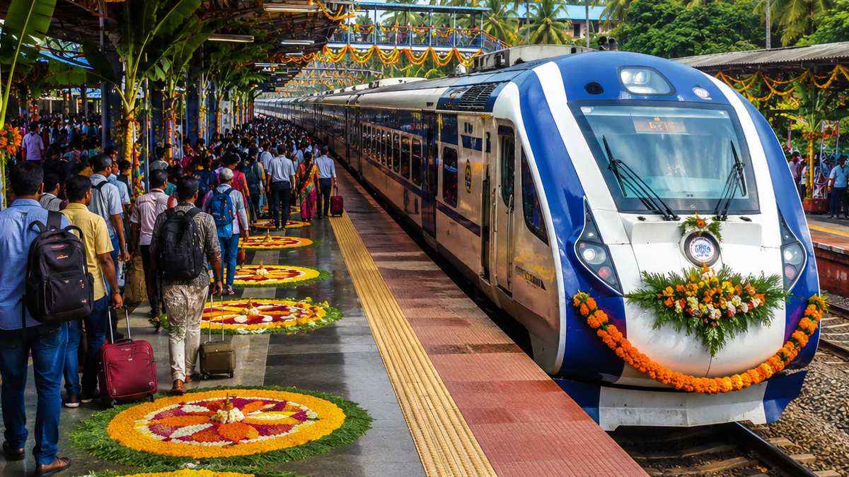 Onam Rush Made Easier! Indian Railways Announces 112 Special Train Trips Connecting Kerala to Major Cities