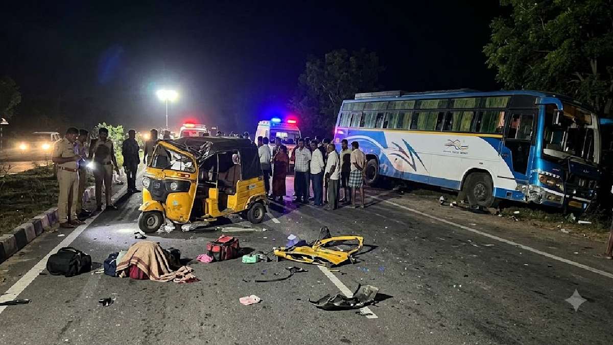 ತಿರುಪತಿ ಪ್ರಯಾಣಕ್ಕೂ ಮುನ್ನವೇ ದುರಂತ; ಬಸ್‌-ಆಟೋ ಡಿಕ್ಕಿಗೆ 7 ಮಂದಿ ಬ*ಲಿ!!