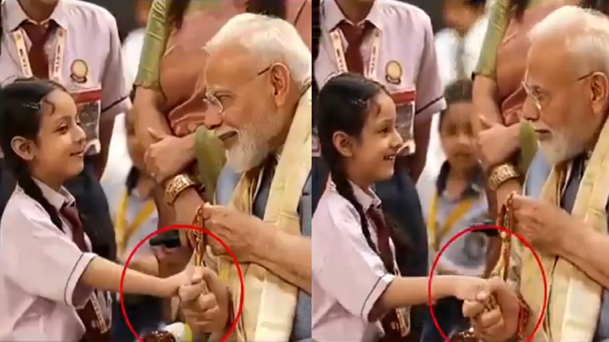 Viral Video of PM Modi With Young Girl Sparks Debate Over Personal Space and Context