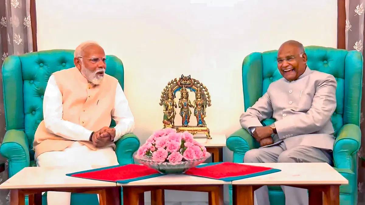 PM Modi Releases Autobiography of Former President Ram Nath Kovind | Photo Credit: PTI