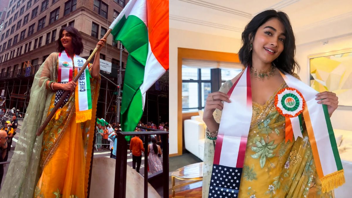Pooja Hegde Shines as Chief Guest at 44th India Day Parade in New York