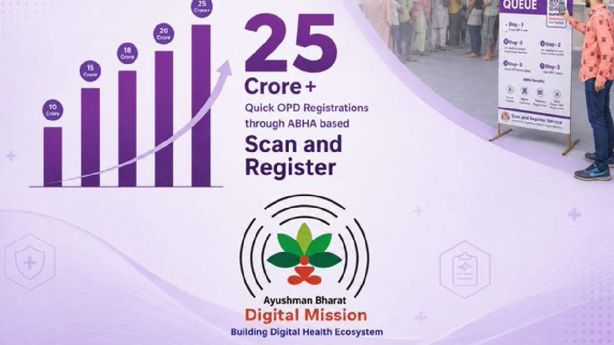 QR Code, No Queue: 25 Crore OPD Registrations Go Digital Across India
