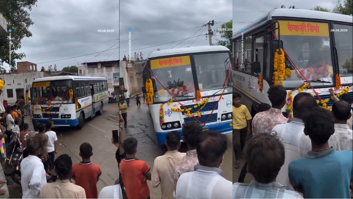 Rajasthan Village Celebrates First-Ever Public Bus Service 79 Years After Independence