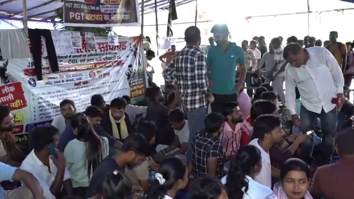 Ranchi: Youth Continue Protest at Jaipal Singh Munda Stadium, Demand Action on Their Concerns