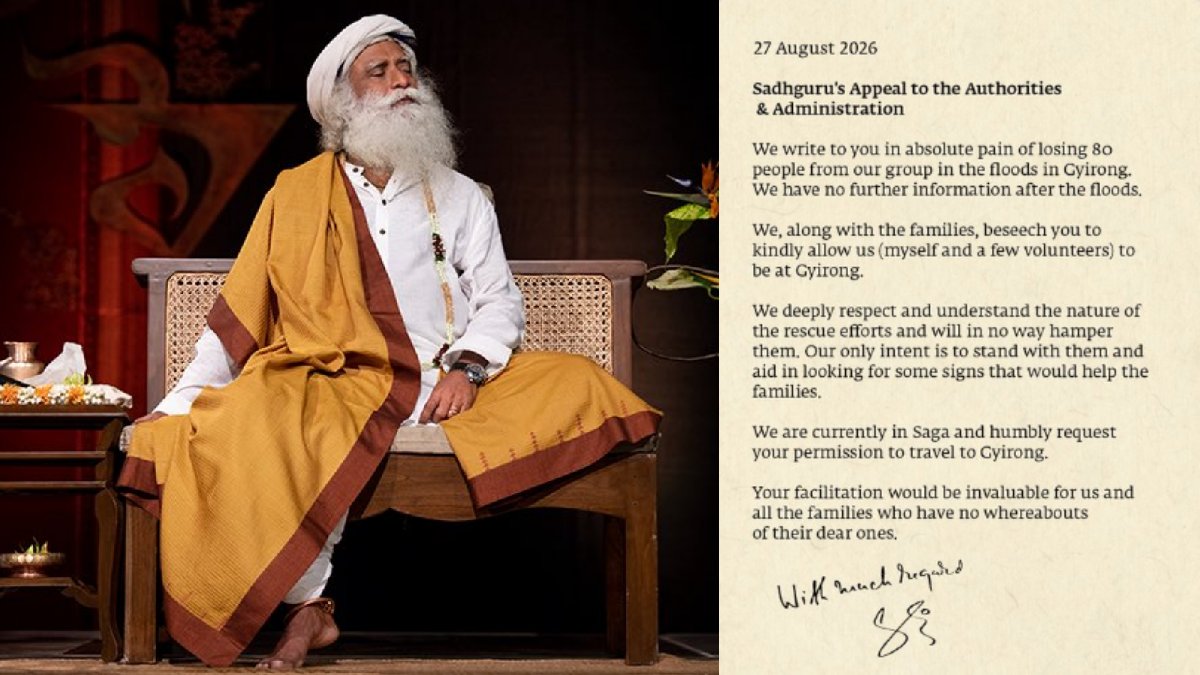 Sadhguru Seeks Tibet Access to Trace 80 Missing Pilgrims After Devastating Floods