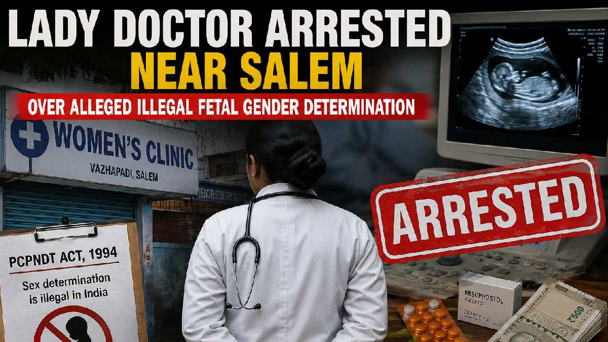 Salem Shock: Lady Doctor Arrested in Alleged Illegal Fetal Gender Determination Case