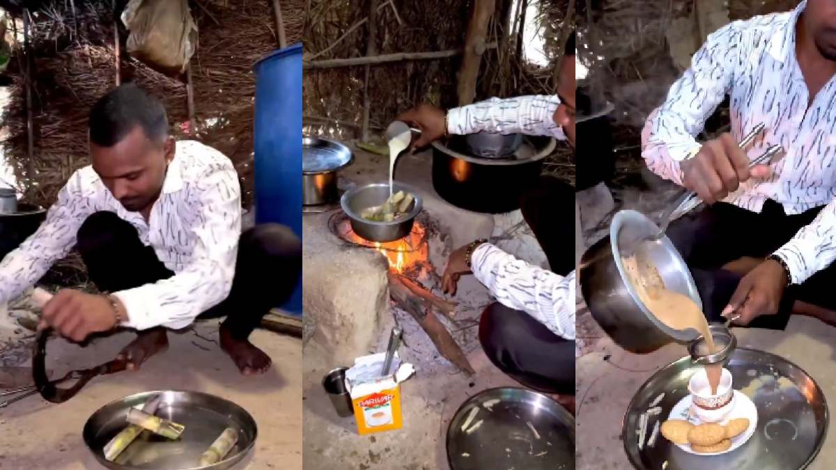 Forget Sugar! Man Uses Sugarcane to Make Tea