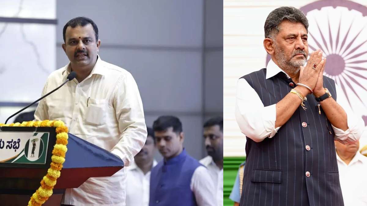 ‘ಸಿಎಂ ಸ್ಥಾನ ನಿಮಗೆ ಸೆಟ್ ಆಗಲ್ಲ, ವೇದಾಂತಿ ಆಗಿ!’; ಡಿಕೆಶಿಗೆ ಸುನೀಲ್ ಕುಮಾರ್ ತಿರುಗೇಟು!!