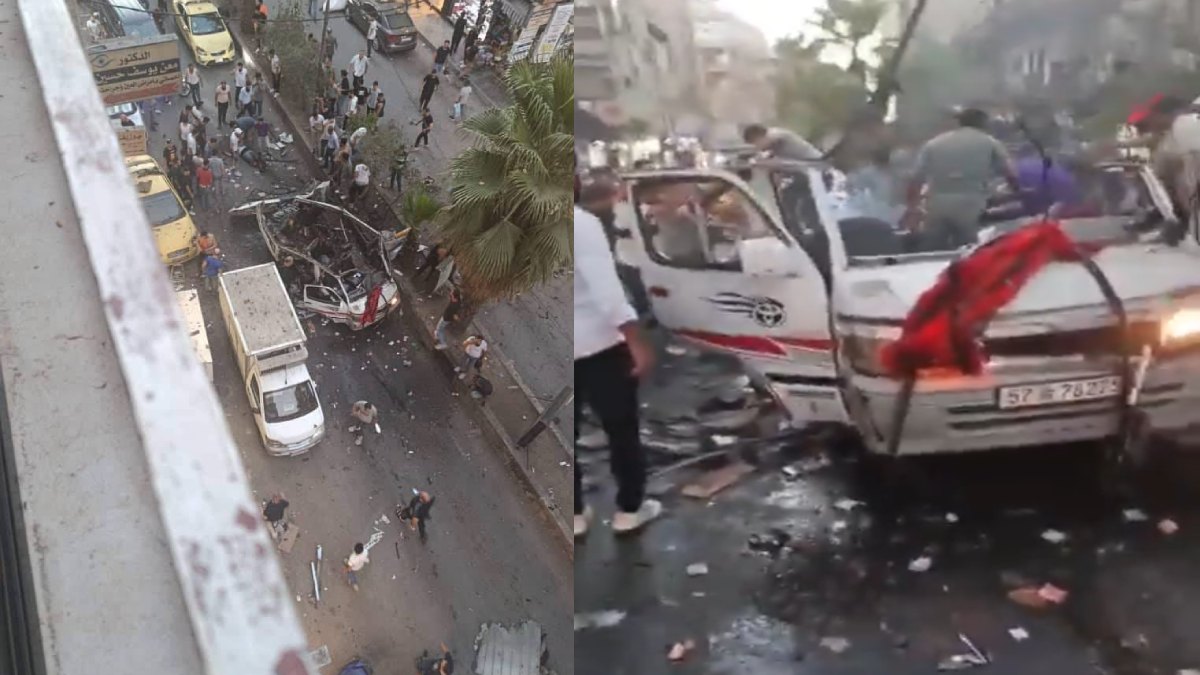 Two Killed, 13 Injured After Explosive Device Detonates Inside Minibus in Syria's Jaramana
