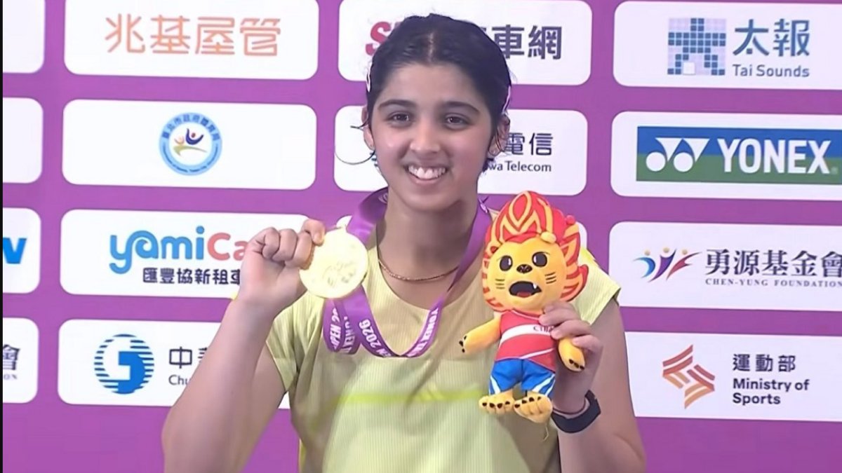 PV Sindhu Praises Tanvi Sharma for Historic Taipei Open | Photo Credit: x.com/India_AllSports