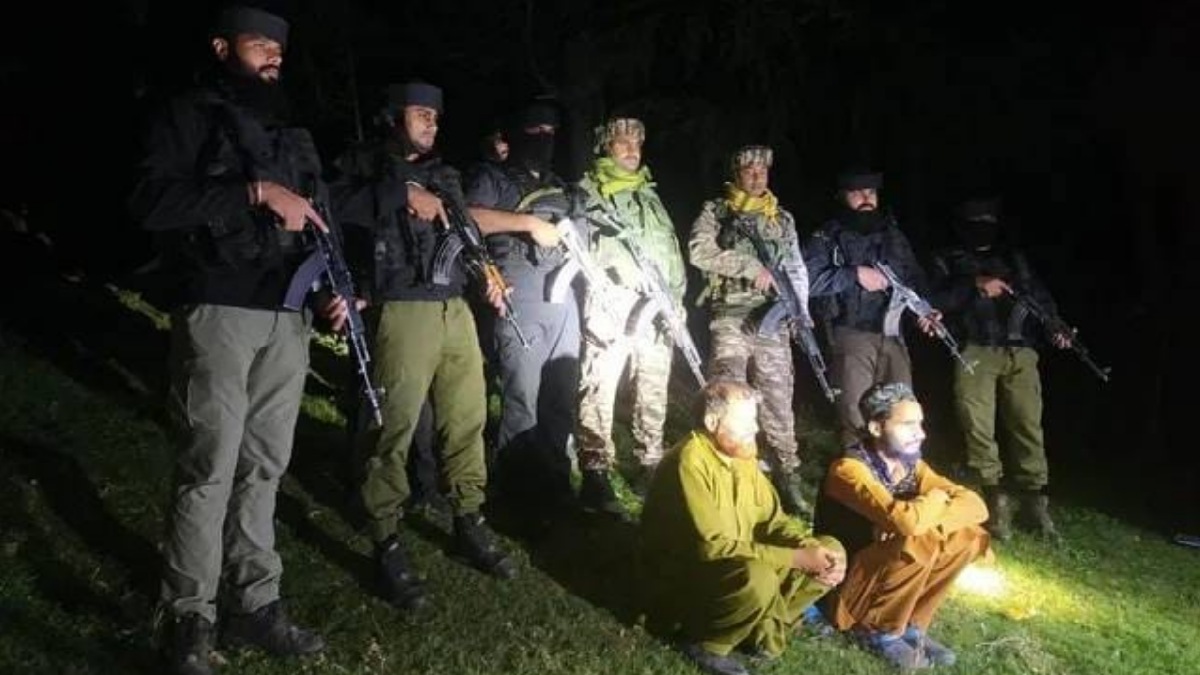 Two Suspected Terror Associates Held in Pulwama Forest Operation, Arms and Grenade Recovered