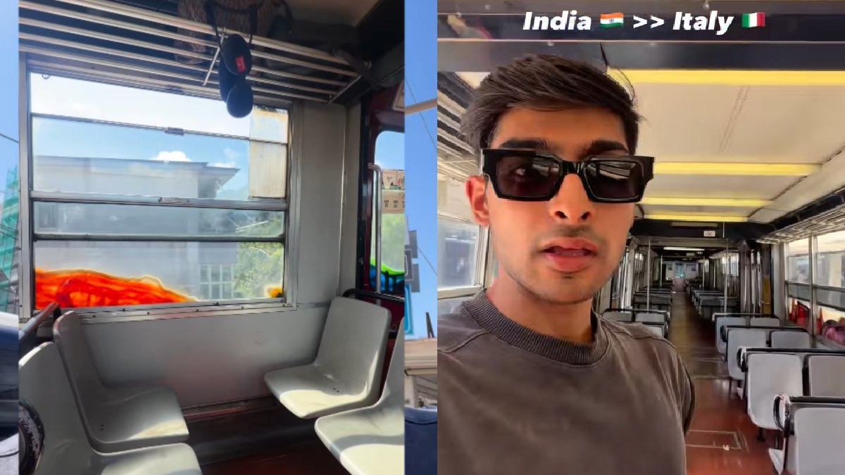 One Indian traveller’s complaint about a train ride in Italy | Photo Credit: https://www.instagram.com/binnyboyy_/