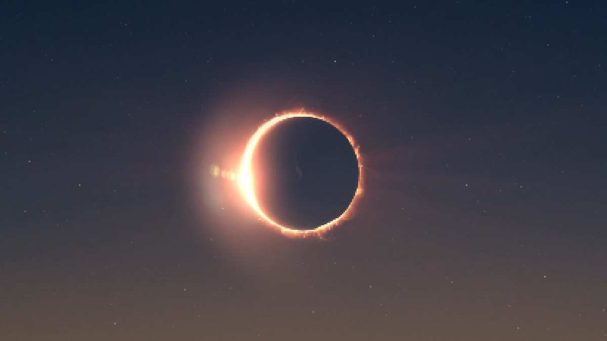Lunar eclipse with meteors and planets | Photo Credit: https://x.com/latestinspace