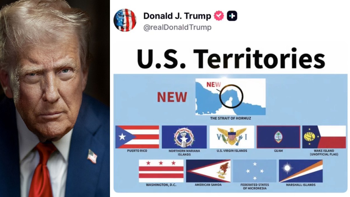 Trump Revives Hormuz ‘US Territory’ Claim With Fresh Map Amid Iran Standoff