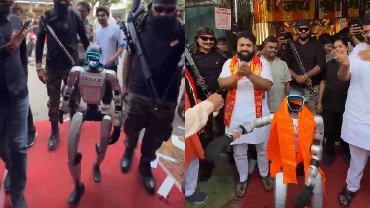 Dancing Robot Steals the Show at Sandwich Shop Inauguration in Ujjain