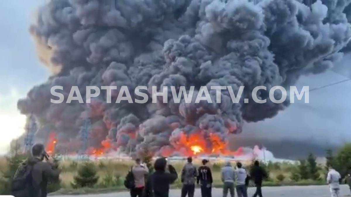 Ukrainian Drone Attack Sparks Massive Fire at Wildberries Logistics Hub Near Moscow