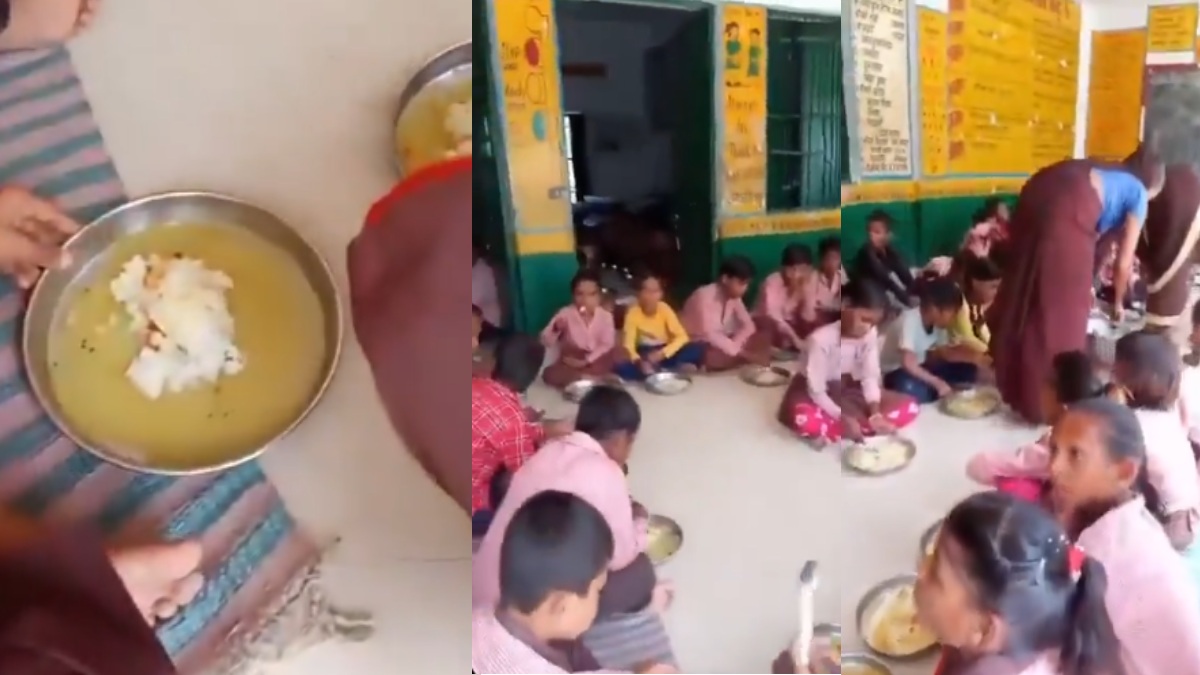 UP Mid-Day Meal Controversy: Rice, Water, Cumin and Turmeric Reportedly Served to Schoolchildren