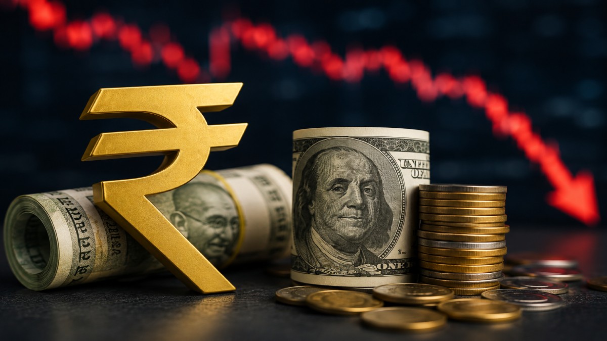 Indian Rupee Slips 3 Paise to Close at 95.40 Against US Dollar Amid Global Market Cues