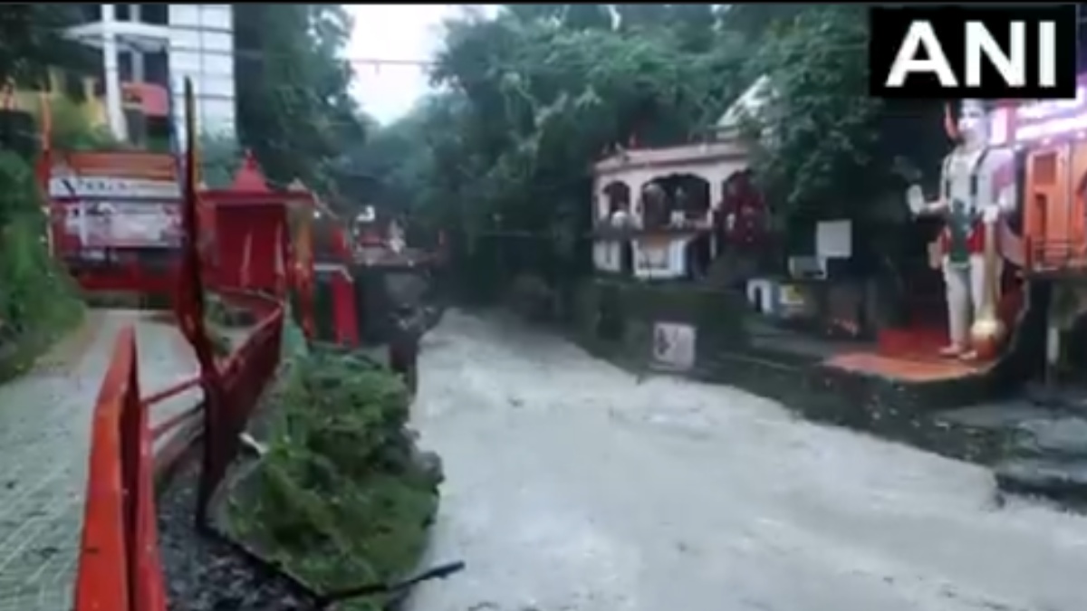 Uttarakhand Heavy Rain: Tamsa River Swells Near Tapkeshwar Mahadev Temple as Dehradun Remains on Alert