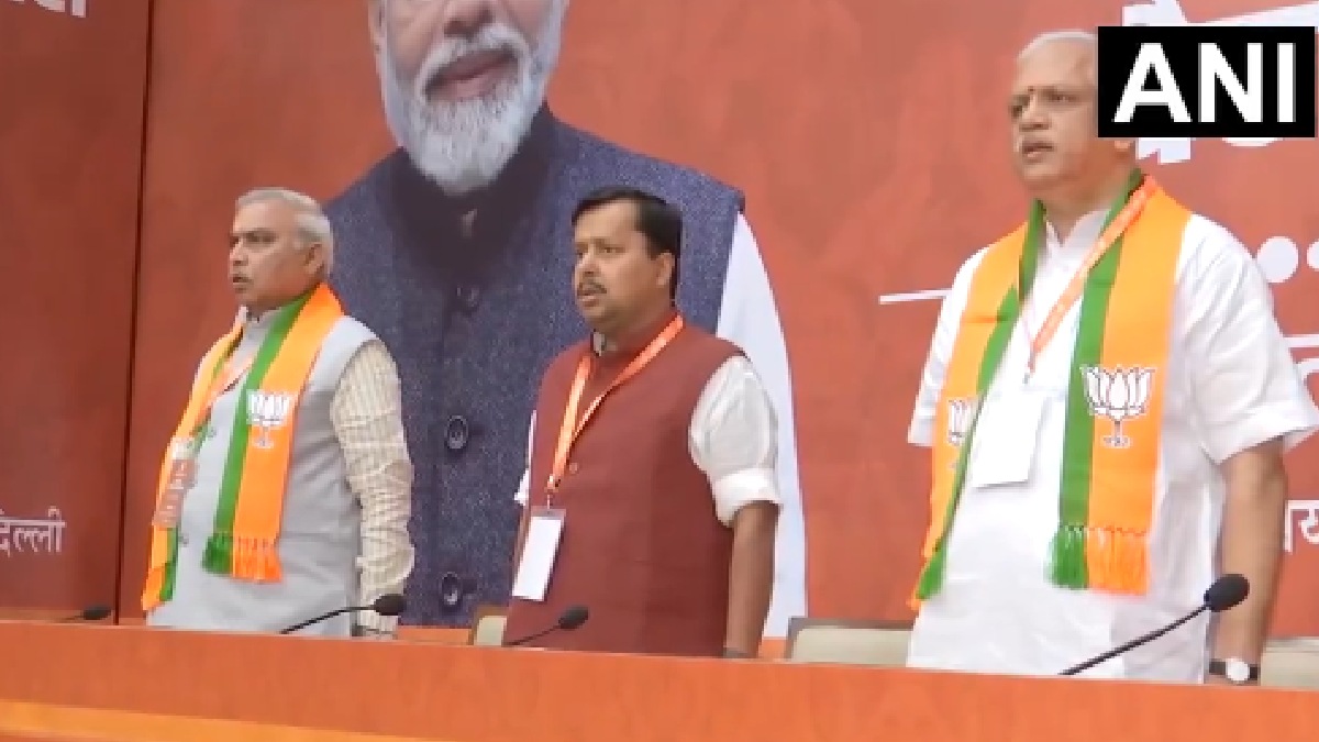 Vande Mataram Recited in Full Ahead of BJP Meeting in Delhi as Nitin Nabin Chairs Session