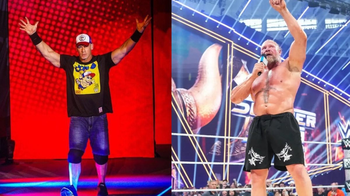John Cena Pays Tribute to Longtime Rival Brock Lesnar Following WWE Retirement
