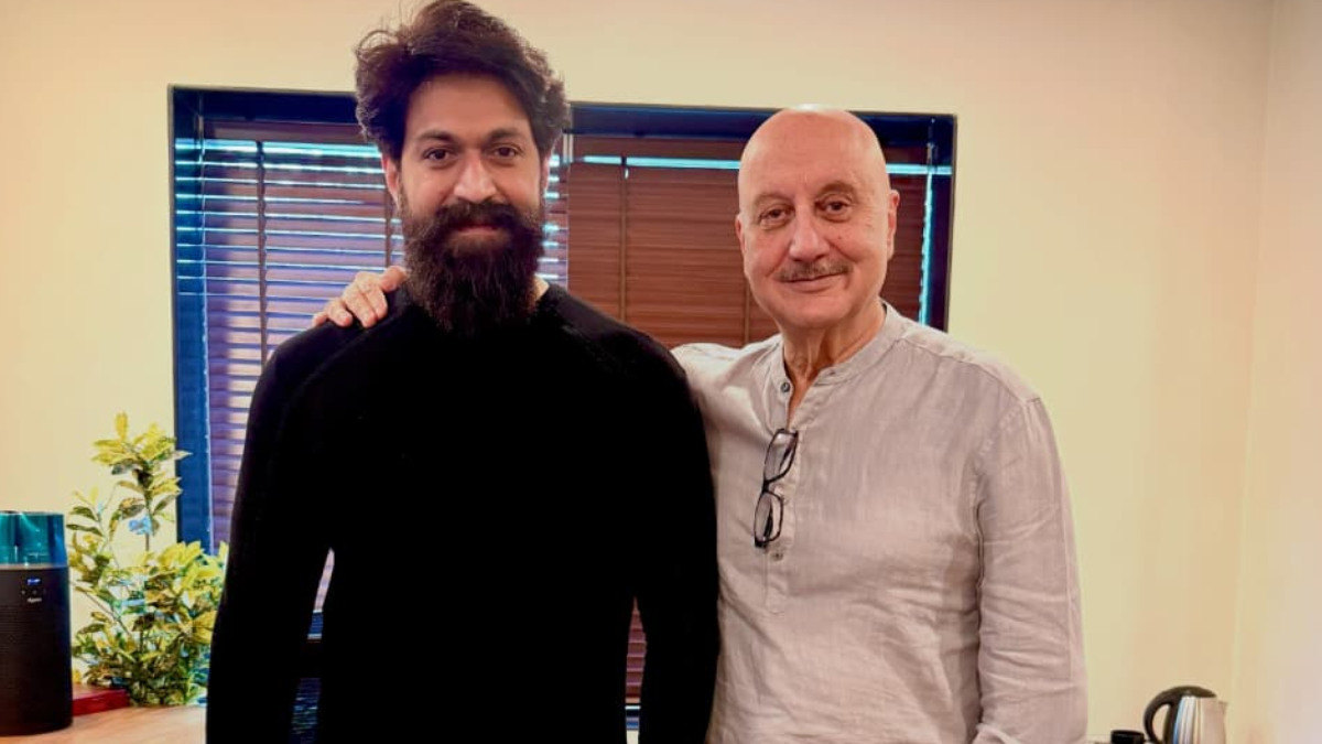Yash Meets Anupam Kher in Mumbai: Veteran Actor Praises KGF Star’s Journey and Contribution to Indian Cinema