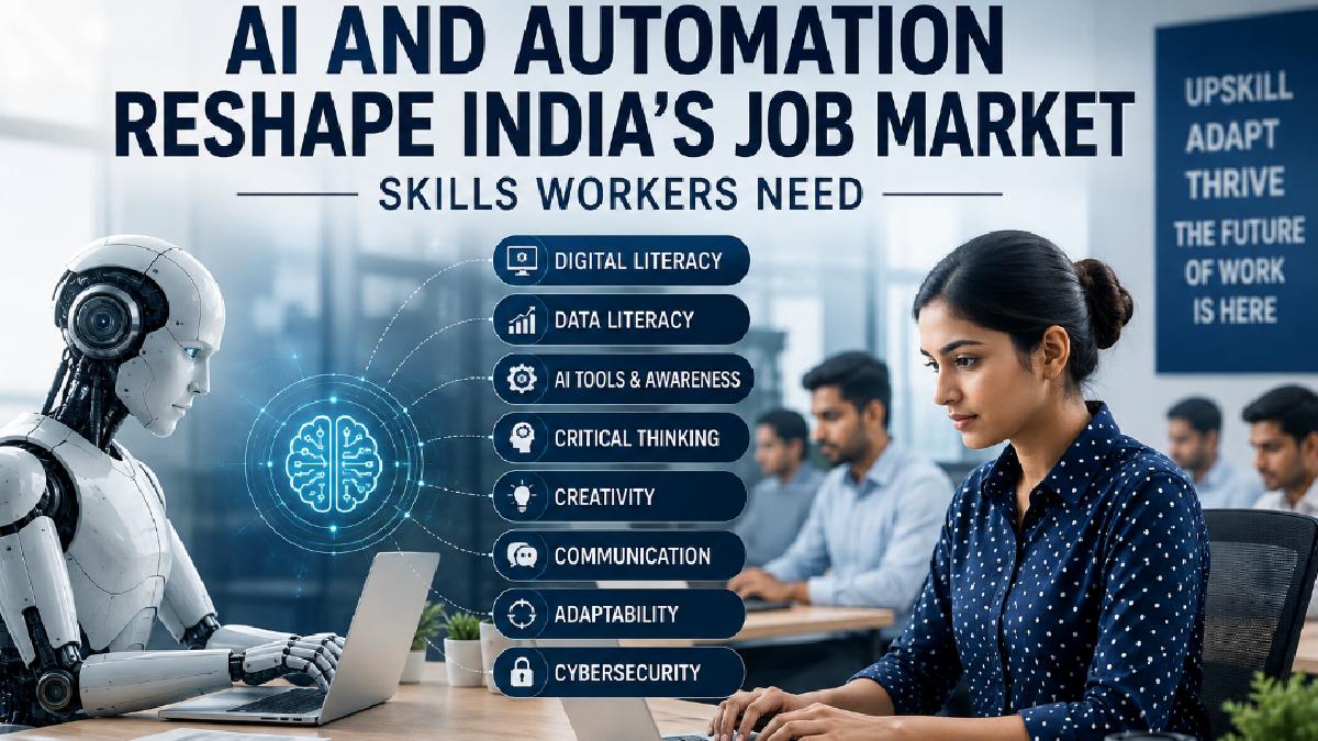 AI and Automation Reshape India’s Job Market: Skills Workers Need